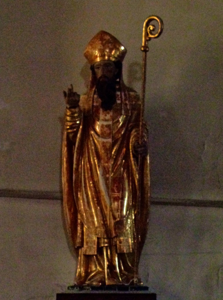 Anost / Église paroissiale SaintGermain Statue de SaintG… Flickr