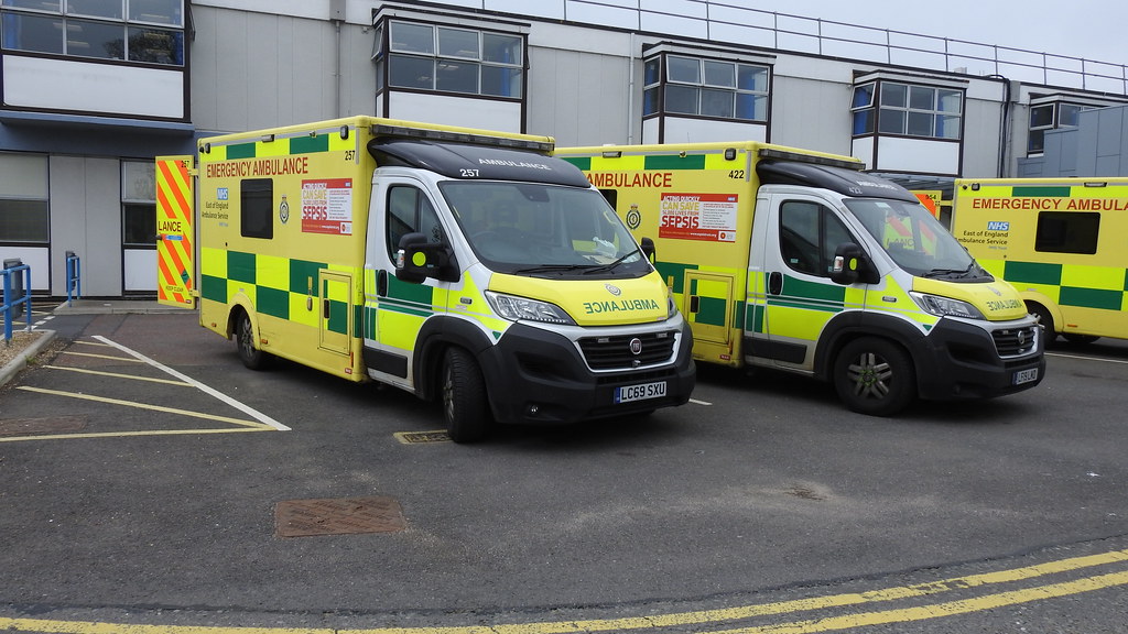 East of England ambulance service, Great Yarmouth. FIAT. Flickr