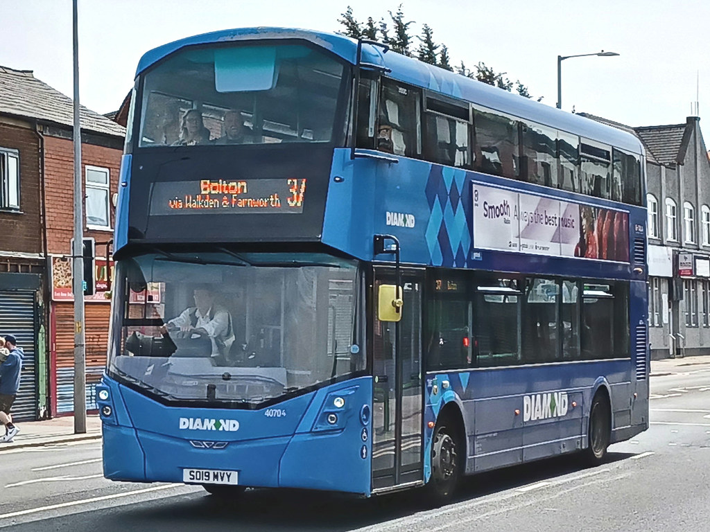 Diamond Bus (40704) SO19 MVY (Farnworth) Roy's UK Buses & Coaches