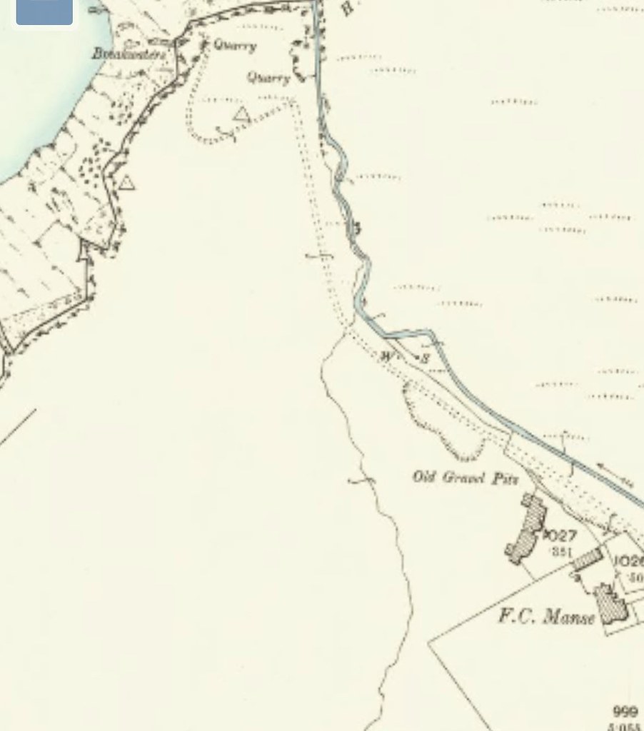 1897 Map Showing breakwater John Flickr