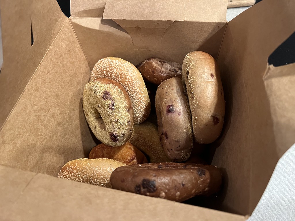 Bakers Dozen Bagel Box Einstein Brothers Bagels. Had worke… Flickr