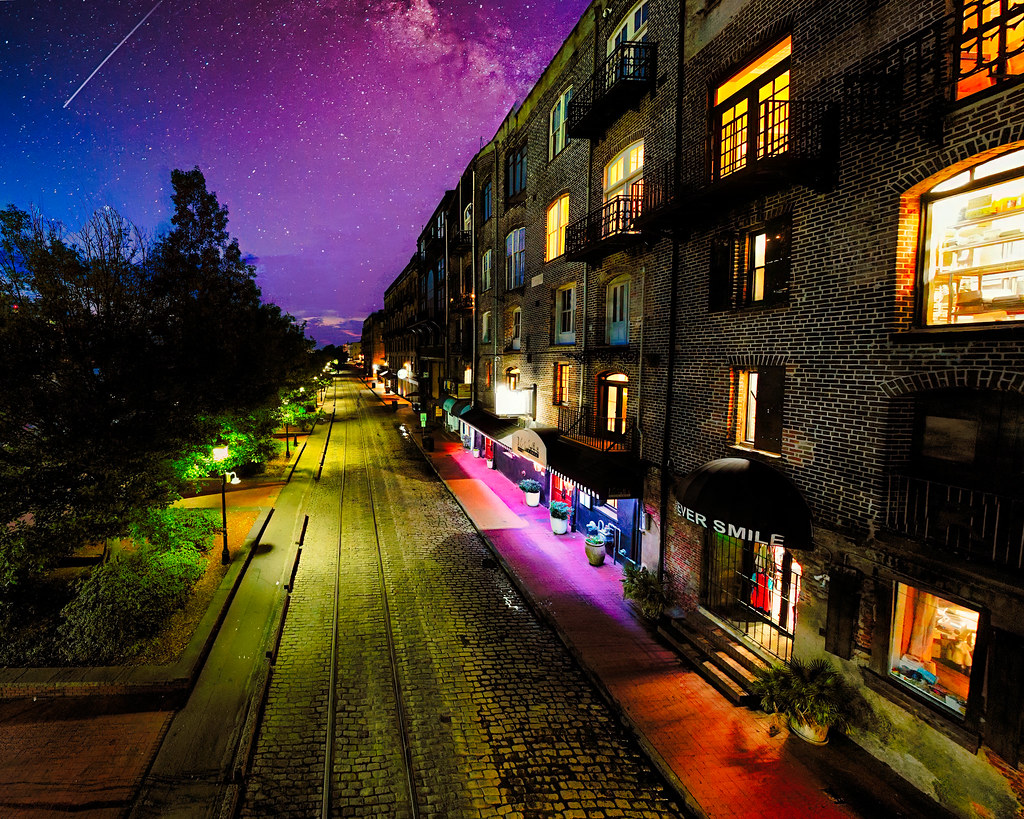 East River Road Sunrise Savannah, GA Philip Wilk Flickr