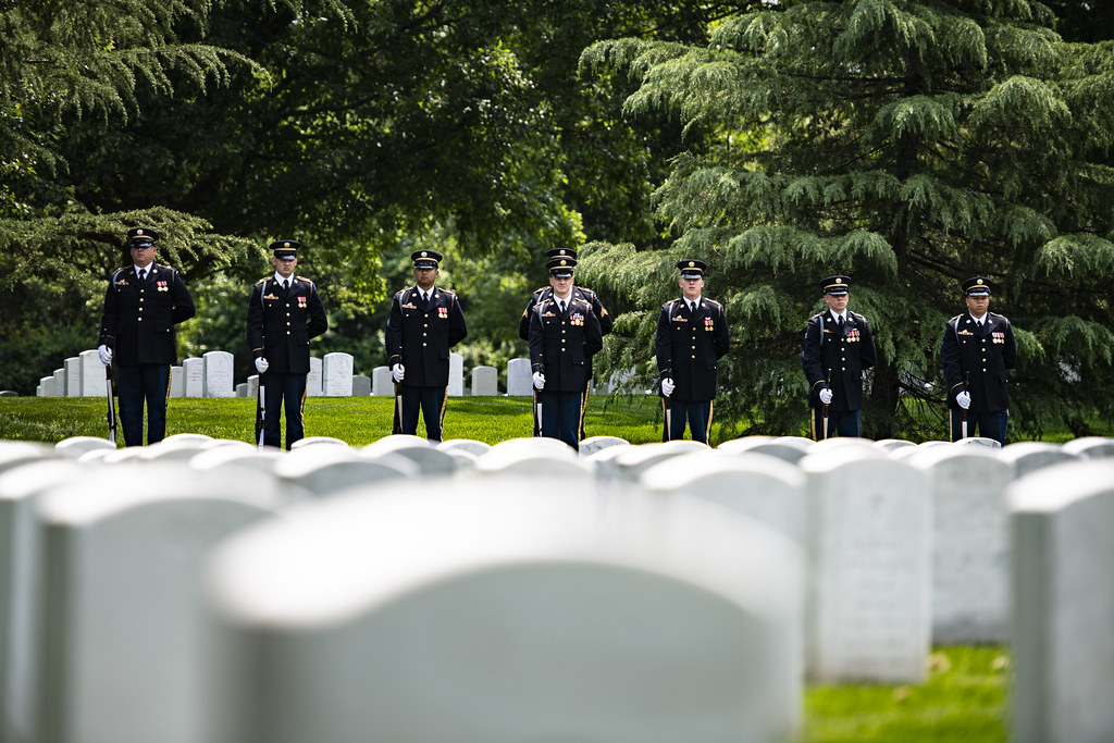 Military Funeral Honors with Funeral Escort are Conducted … Flickr