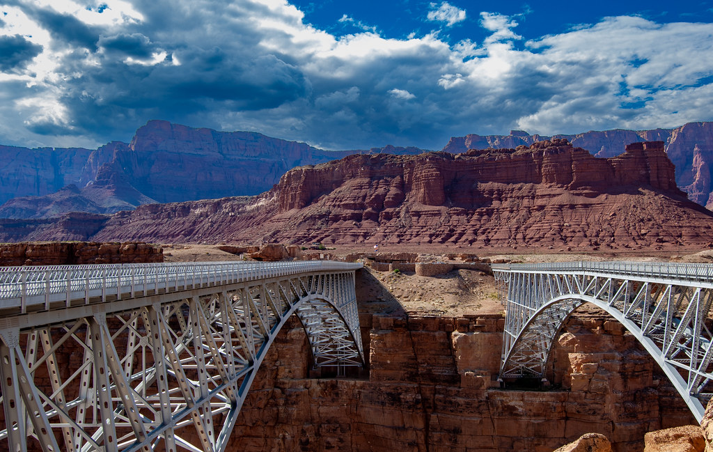 Double Bridges, Navajo Bridge Glen Canyon National Recre… Flickr