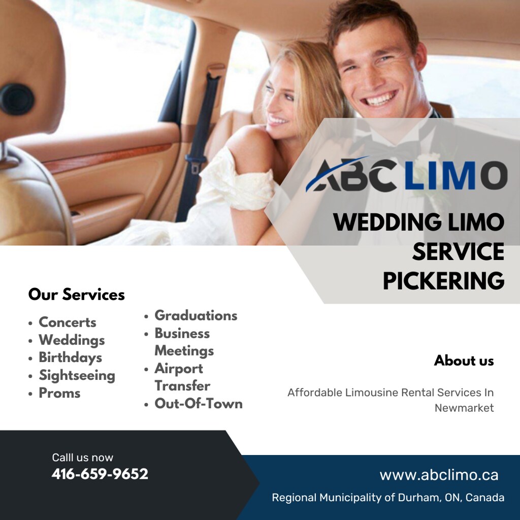 Wedding Limo Service Pickering The skilled drivers and uni… Flickr