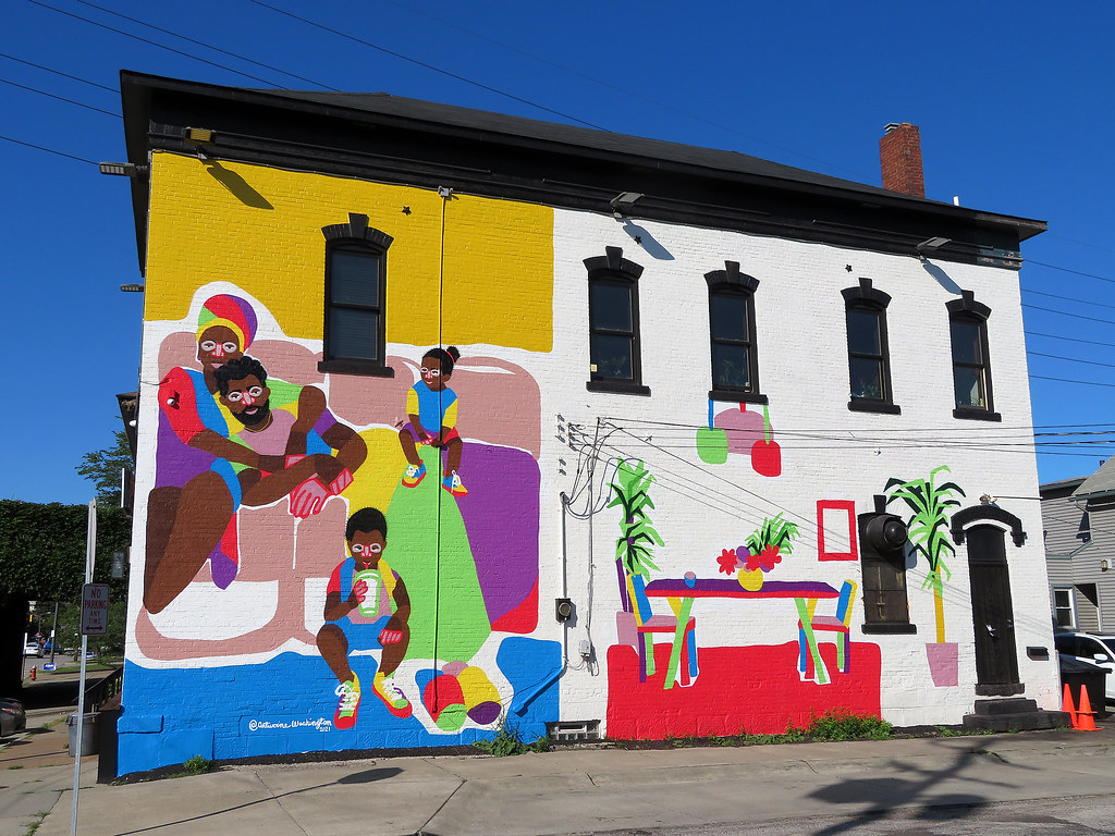 OH Cleveland Mural 444 Mural in Cleveland, Ohio. Flickr