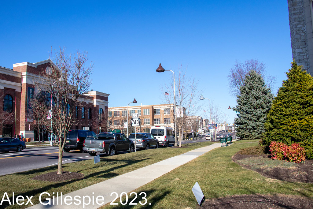 Downtown Hershey PA Downtown Hershey, PA is seen on March… Alex