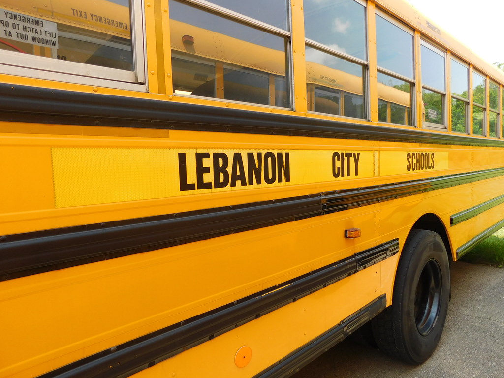 Lebanon City Schools 40 (Old) This bus is one of many "ha… Flickr