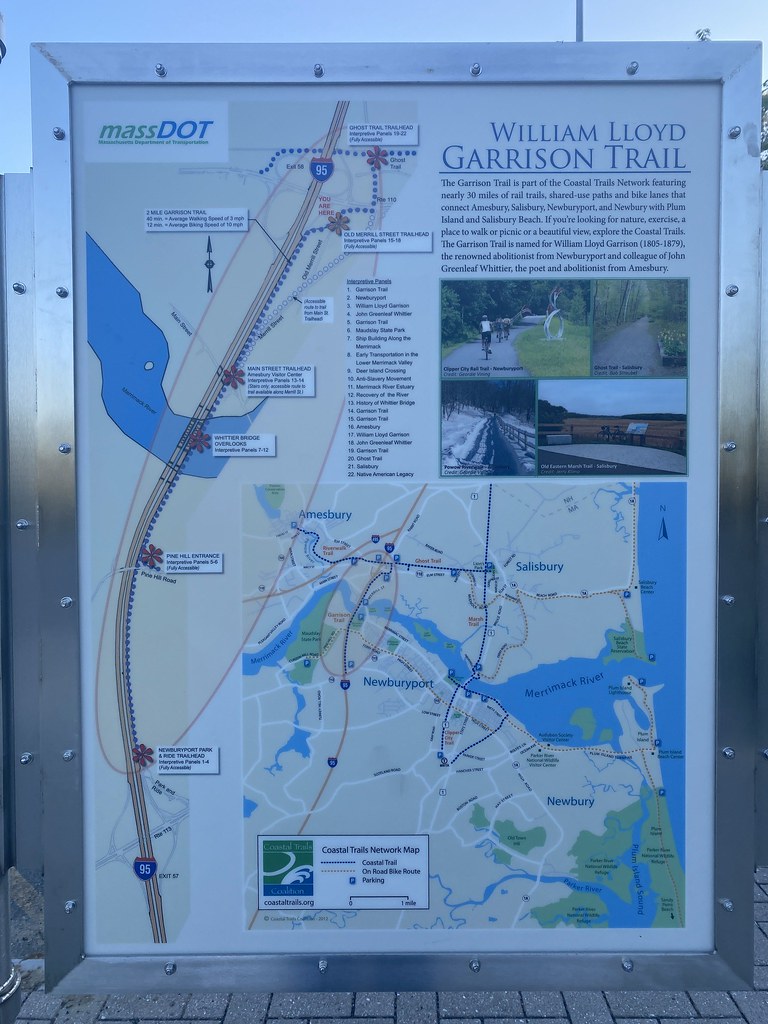 Garrison Trail Map Here's the map of the William Lloyd Gar… Flickr