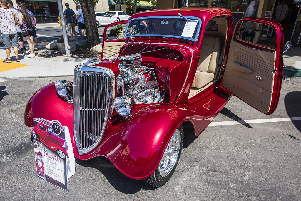 Visalia car show 1934 Ford 3 Window Coupe _GML4549