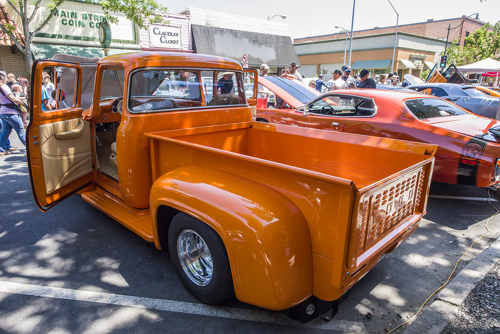 Visalia car show 1956 Ford F100 Pickup _GML4550 Landis