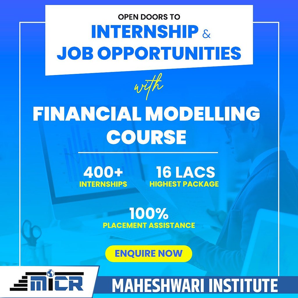 Financial Modelling Course MICR Level up your finance sk… Flickr