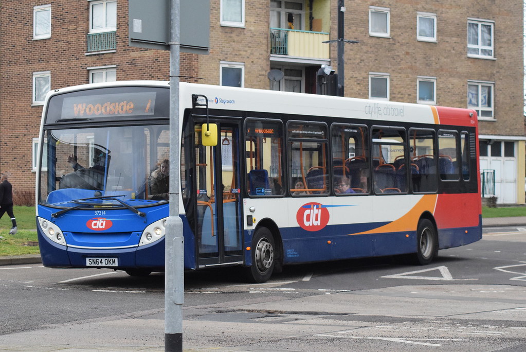 SE 37214 Bedford bus station Stagecoach East Alexander D… Flickr