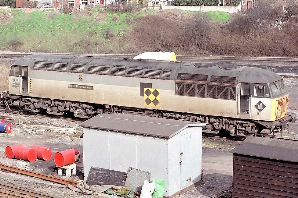 56101 Knottingley 9.3.91 Class 56 number 56101 "Mutual Imp… Flickr
