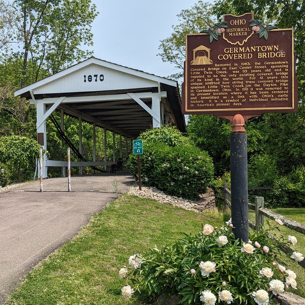 Ohio Historical Marker Germantown Covered Bridge Flickr