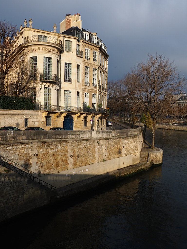 Quai d'Anjou Ile Saint Louis Paris (F) Jacques Delaire Flickr
