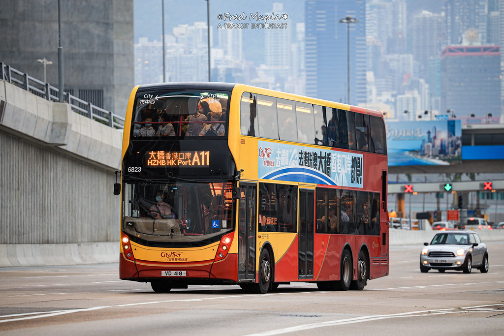 HK CTB A11 Airport & HZMB HK Port VD 418 [6823], ADL E50… Flickr