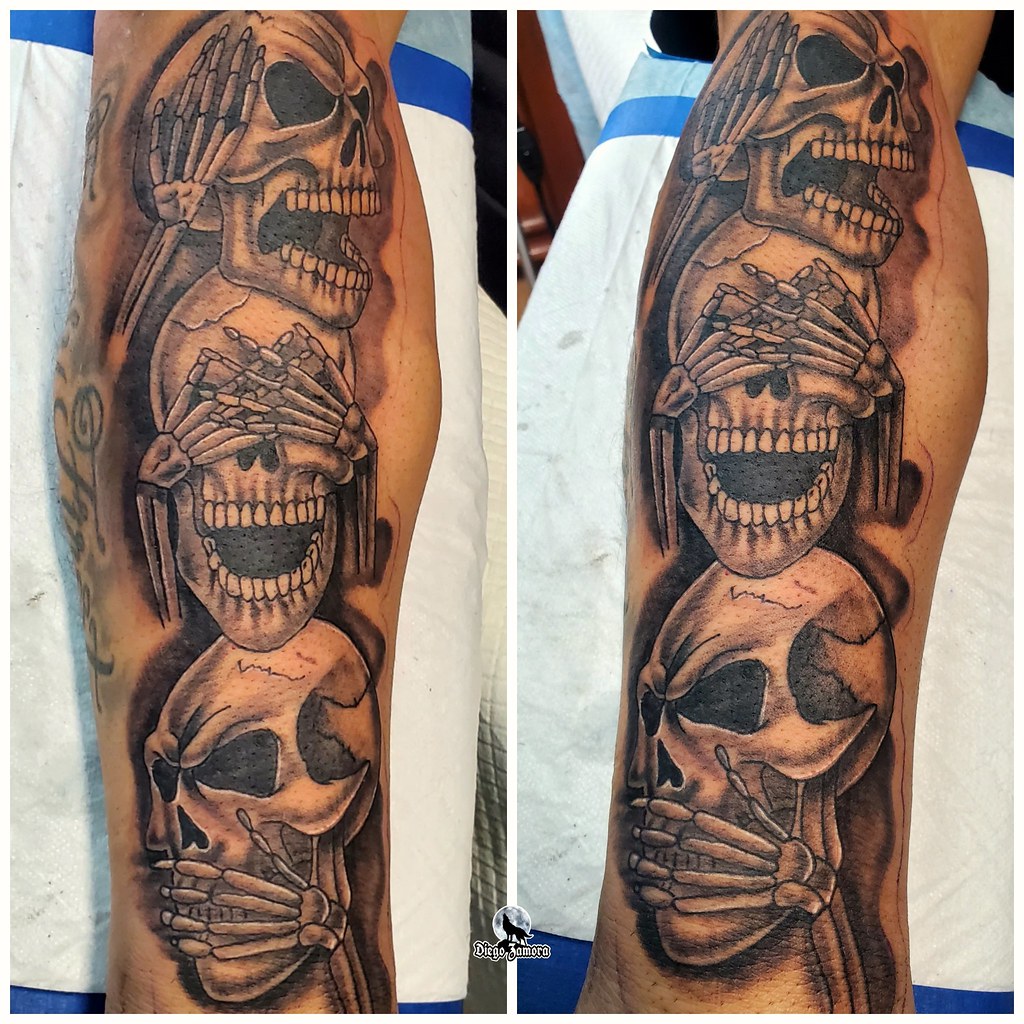 See no evil tattoo Element tattoo Supply Diego Zamora Flickr