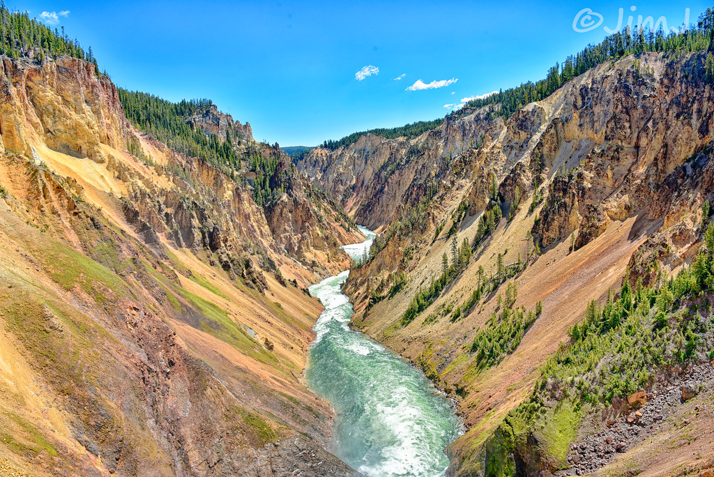 Yellowstone Canyon The Yellowstone River flowing through t… Flickr