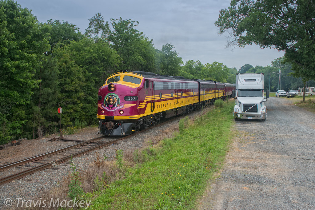 Aberdeen Carolina & Western train 900 in Norwood Aberdeen … Flickr