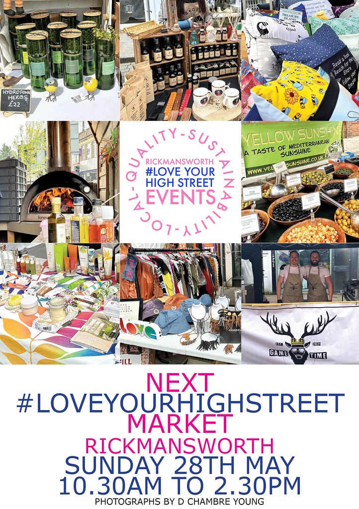 1. Rickmansworth High Street Markets Sun 28th May 2023. Flickr