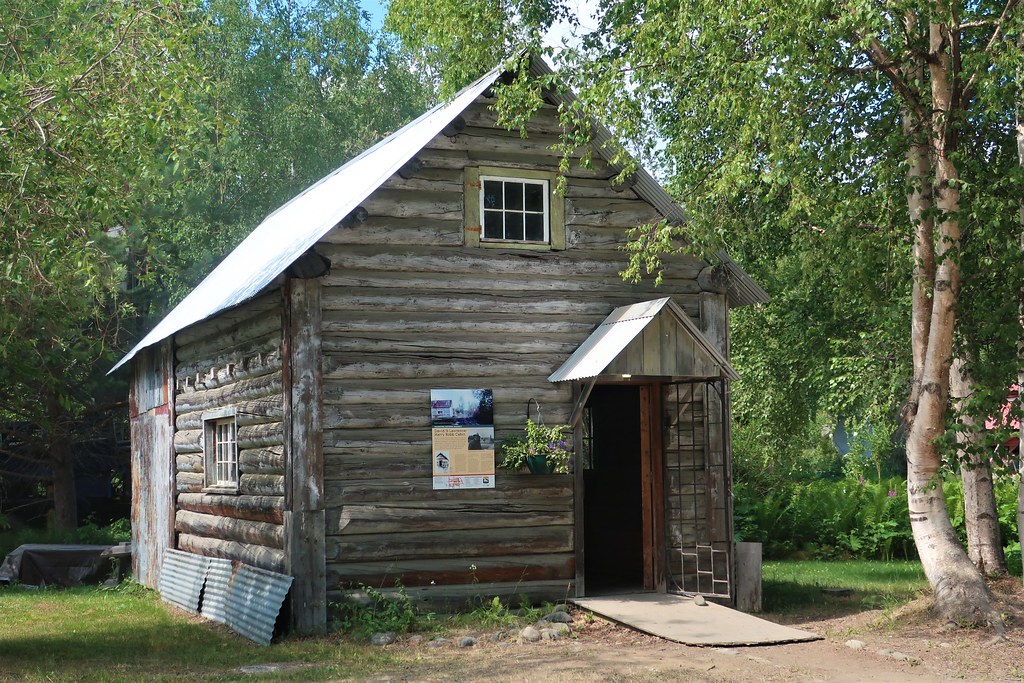 David St Lawrence & Harry Robb Log Cabin, 1920, Talkeetna … Flickr