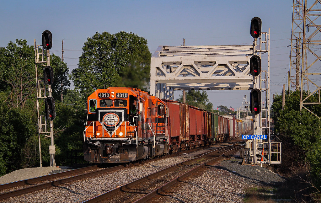 IHB 4010 CP Canal Summit, IL Just before sunset, train… Flickr