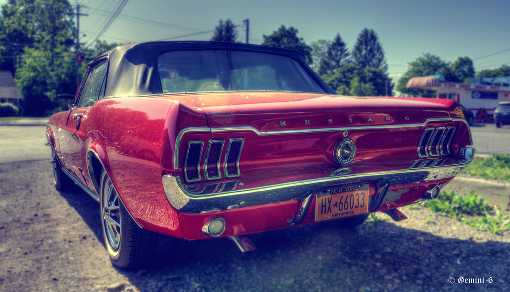 Red and Ready 1967 Ford Mustang Hyde Park, NY *Going for the One* Flickr