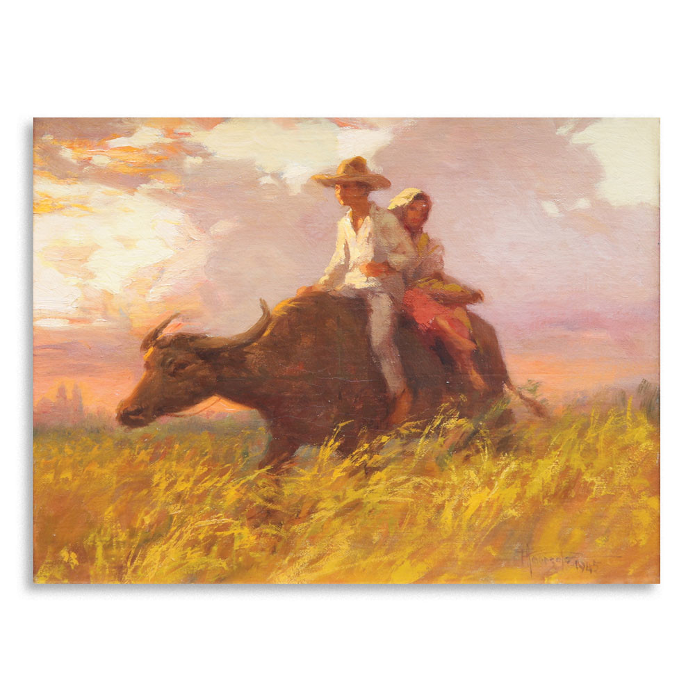 Fernando Amorsolo On the Way Home Fernando Amorsolo (1892… Flickr