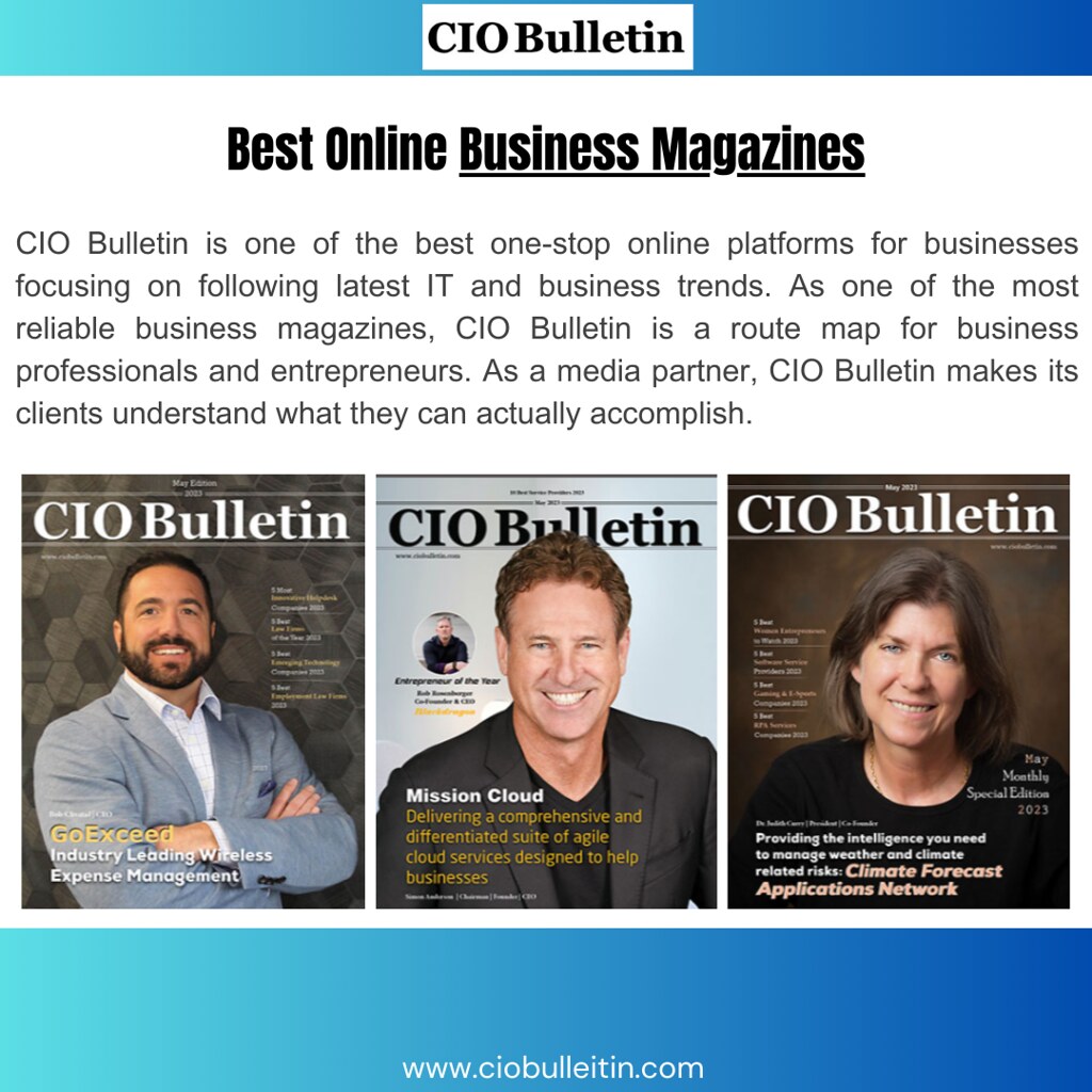 Best Online Business Magazines CIO Bulletin www.ciobulle… Flickr