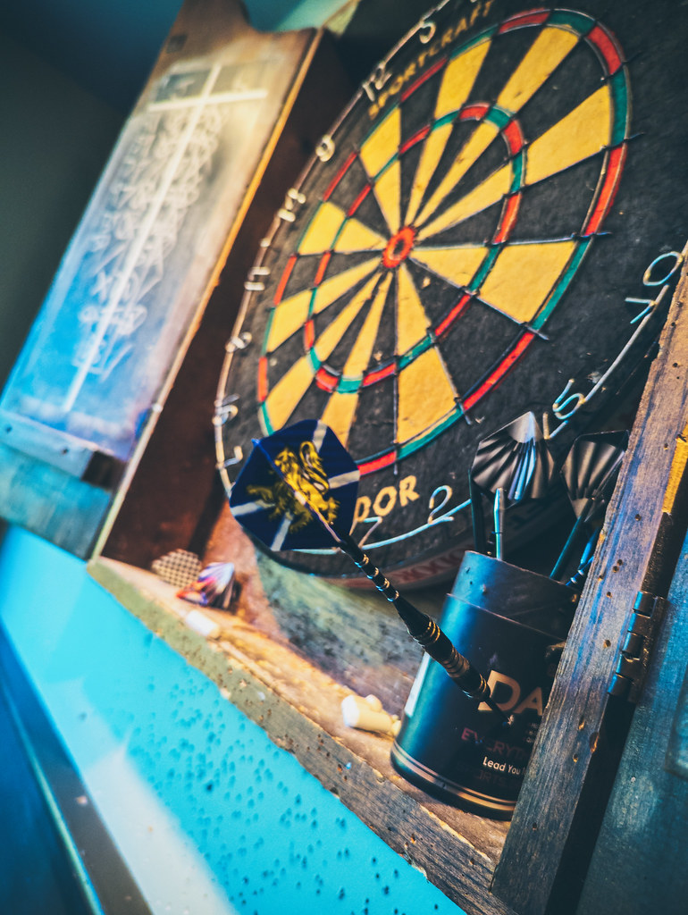 Darts! The Quarry Tavern, Tenants Harbor Maine JM & K2 Flickr