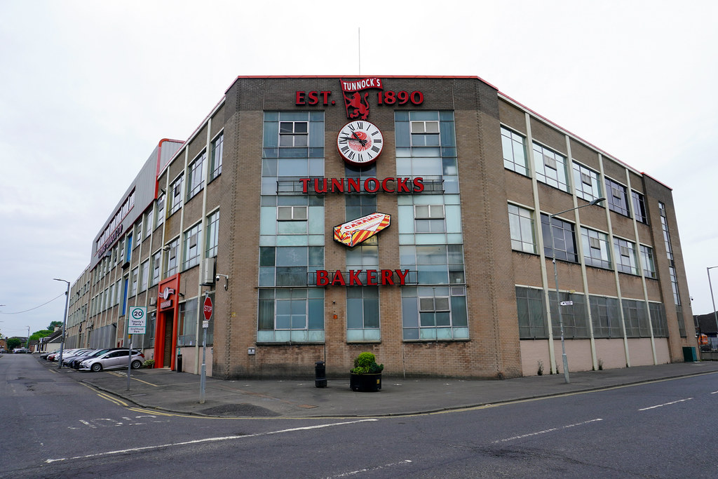 Uddingston. Tunnocks factory.Old mill road. boneytongue Flickr