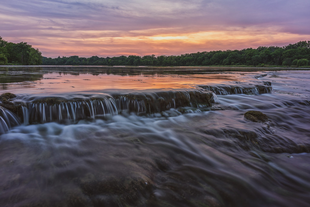 Weirs Rapids Maumee River Near Haskins / Bowling Green Ohi