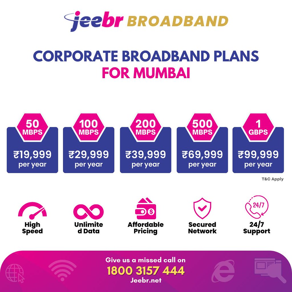 Corporate Broadband Plans For Mumbai Jeebr … Flickr