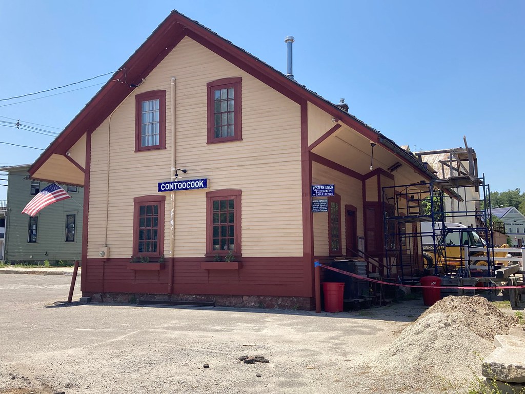 B&M depot Contoocook NH former Claremont Branch, now mus… Flickr