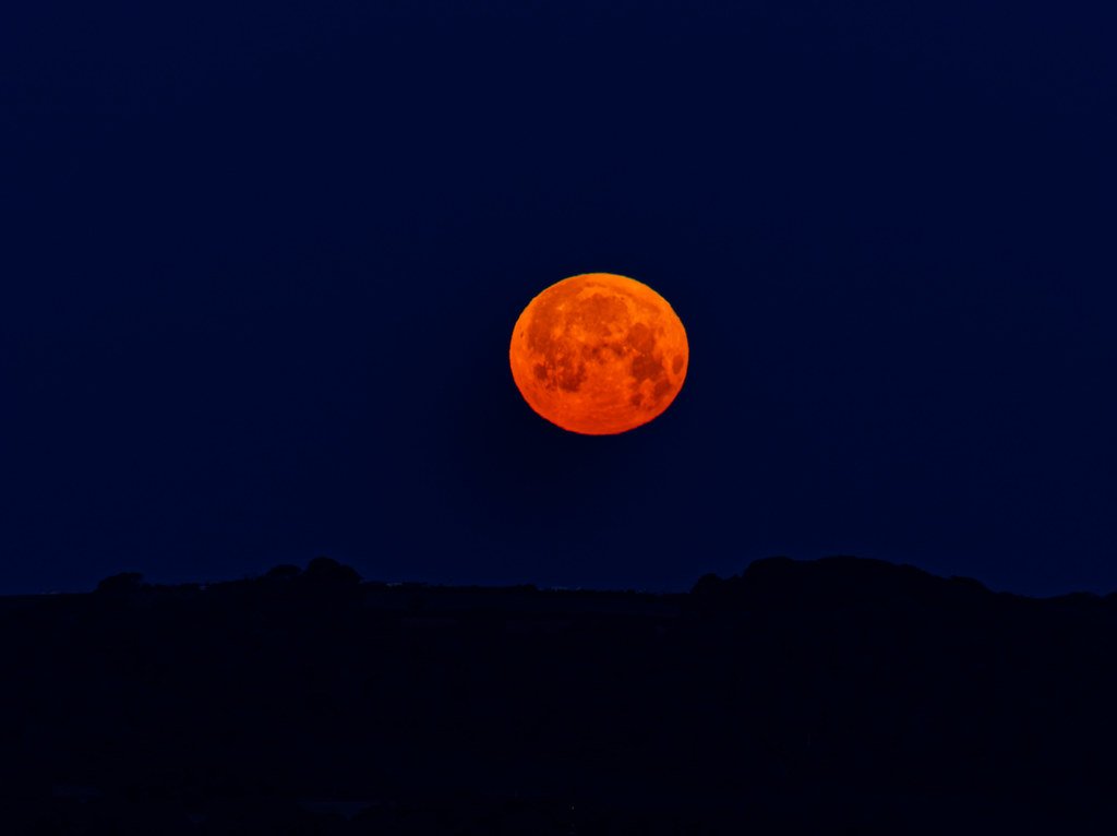 Strawberry Moon waxing gibbous 99.9 bobfitzy62 Flickr