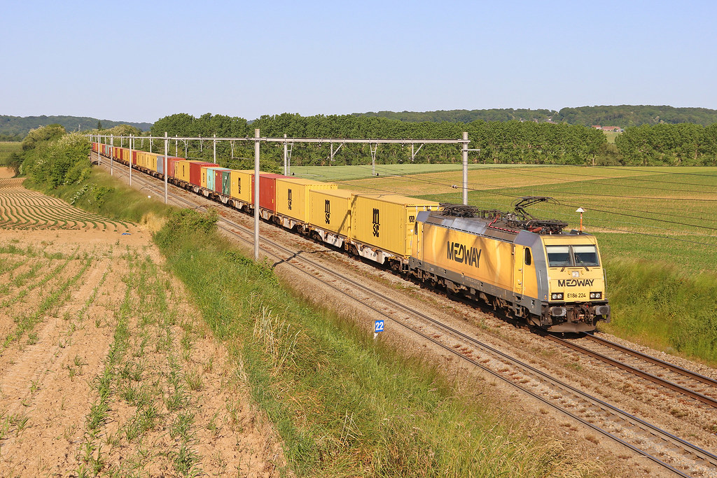 MDW 186 224 met MSC Frankfurt/Antwerpenshuttle bij Bernea… Flickr