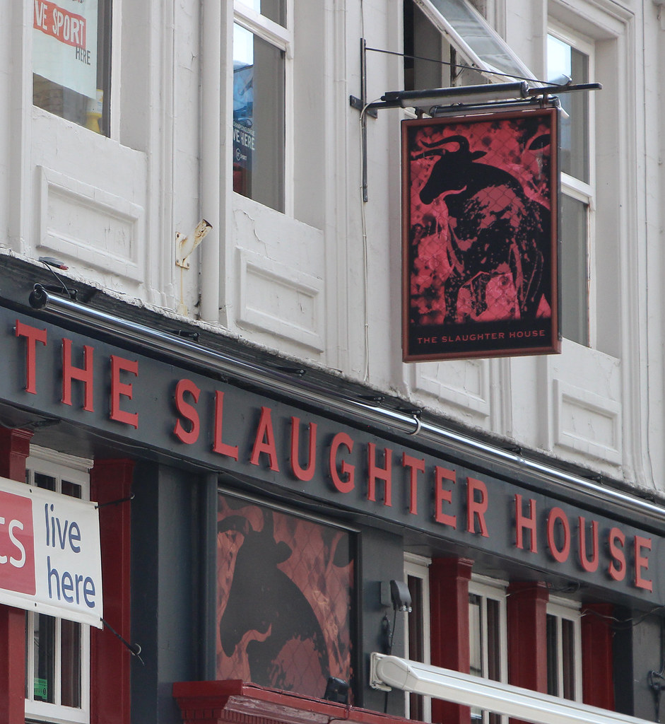 English Pub Sign, The Slaughterhouse, Liverpool Jeff Keenan Flickr