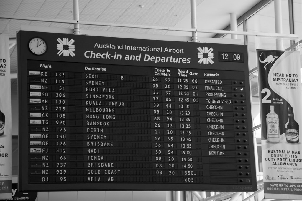 Auckland Airport 75 Auckland Airport depatures hall Charlie van de