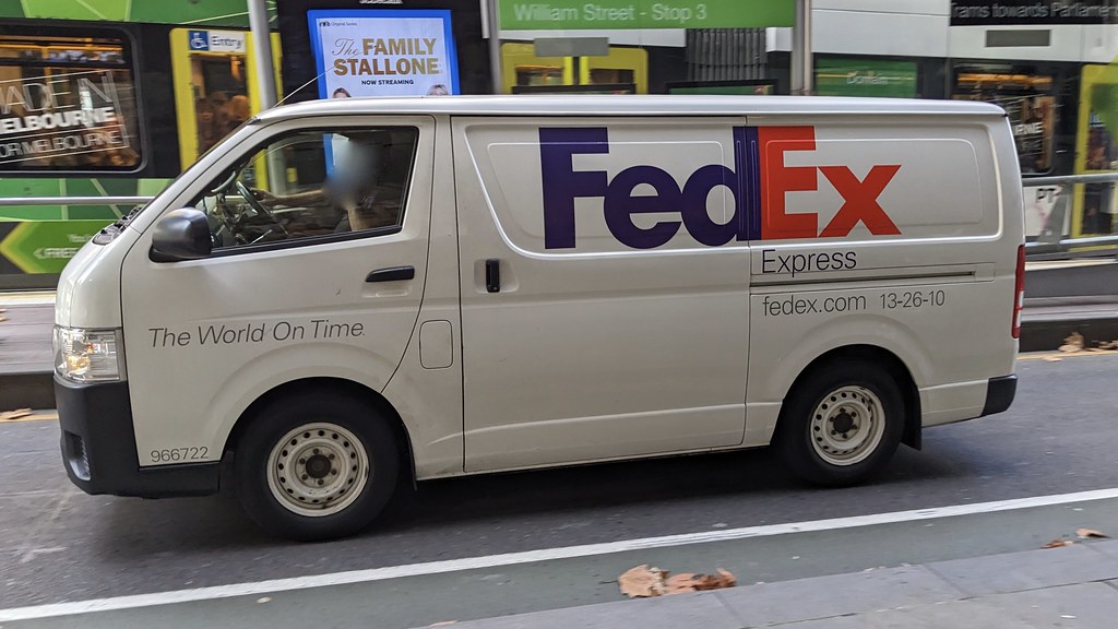FedEx Toyota Hiace in Sydney. So Cal Metro Flickr