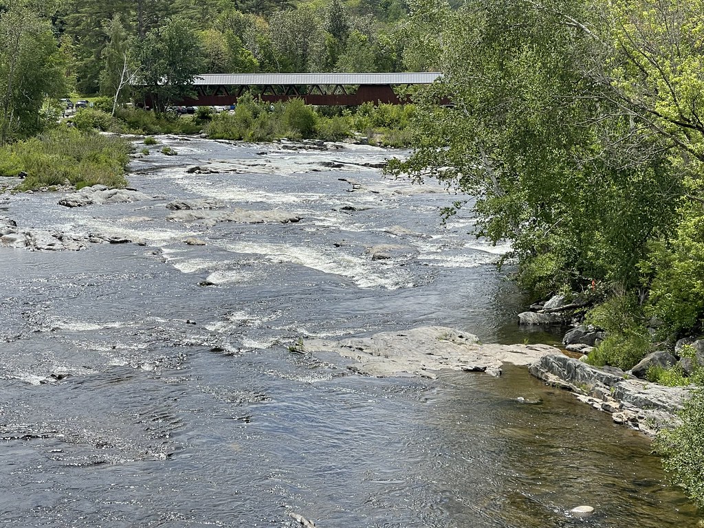 Ammonoosuc River in Littleton, New Hampshire. Covered Foot… Flickr