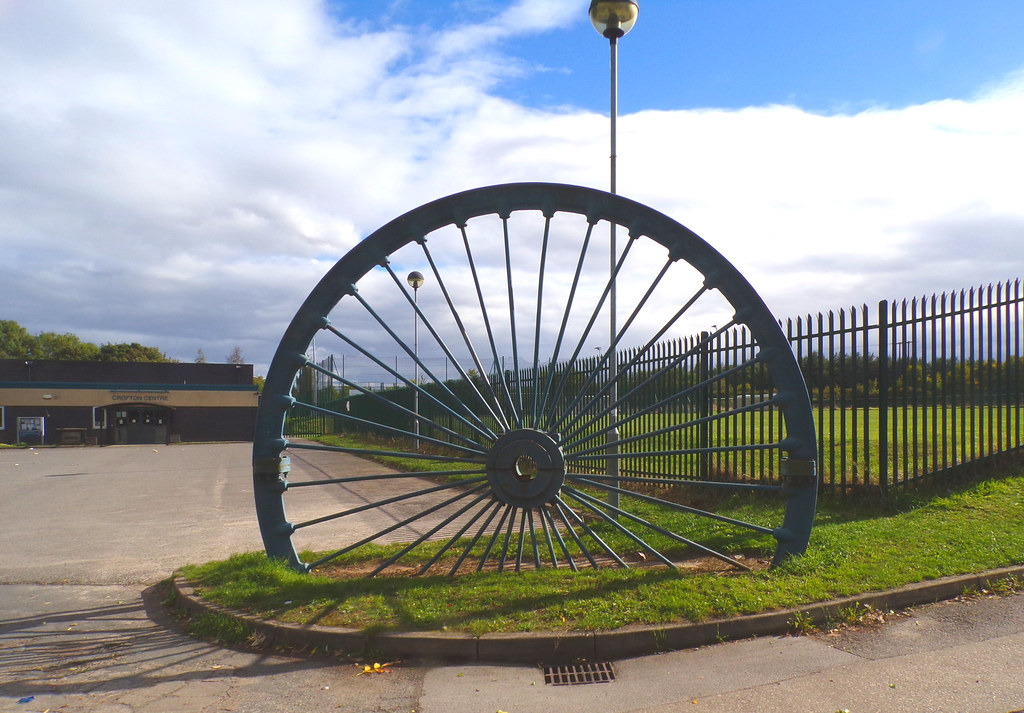 Pit Wheel Memorial, Community Centre, Crofton, Wakefield Flickr