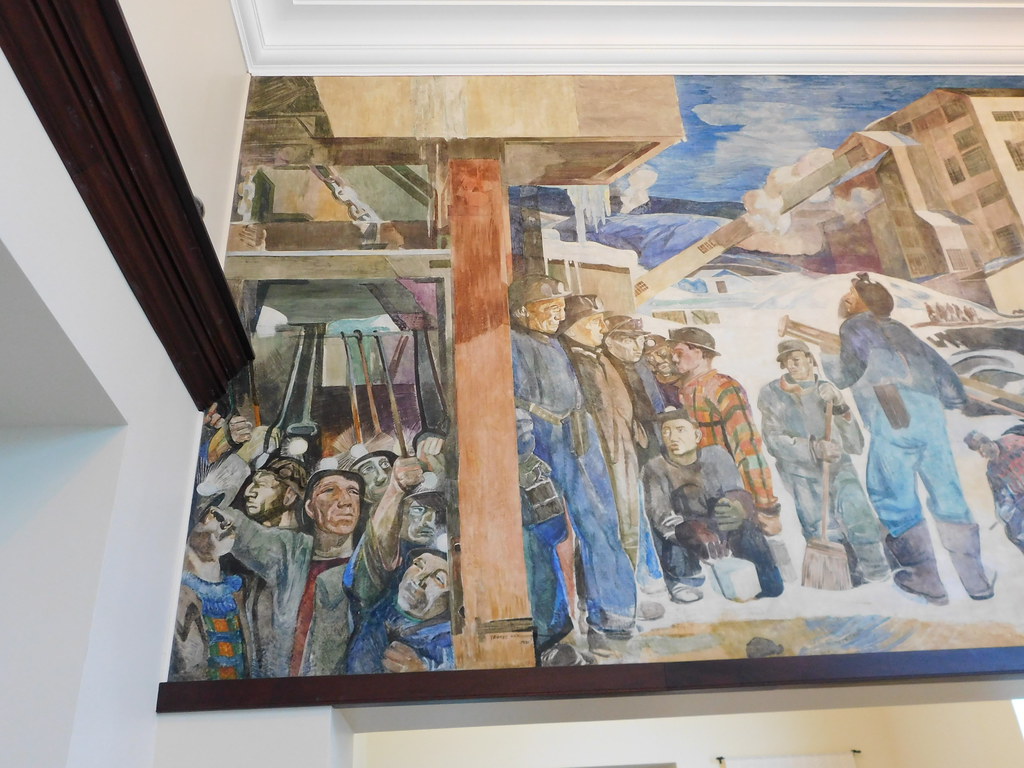 Kingston, Pennsylvania Post Office Mural New Deal mural en… Flickr