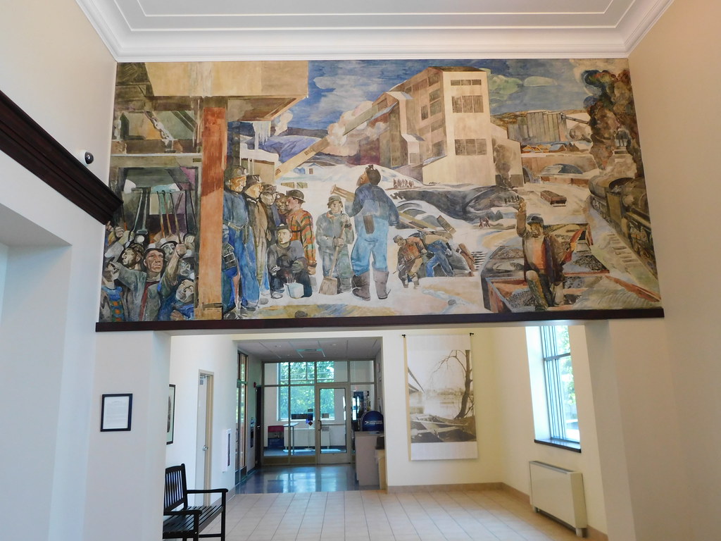 Kingston, Pennsylvania Post Office Mural New Deal mural en… Flickr