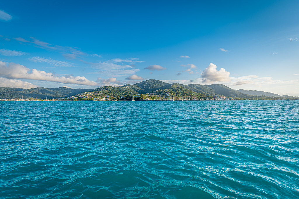 Airlie from Pioneer Bay At Airlie Beach, in the Whitsunday… Flickr