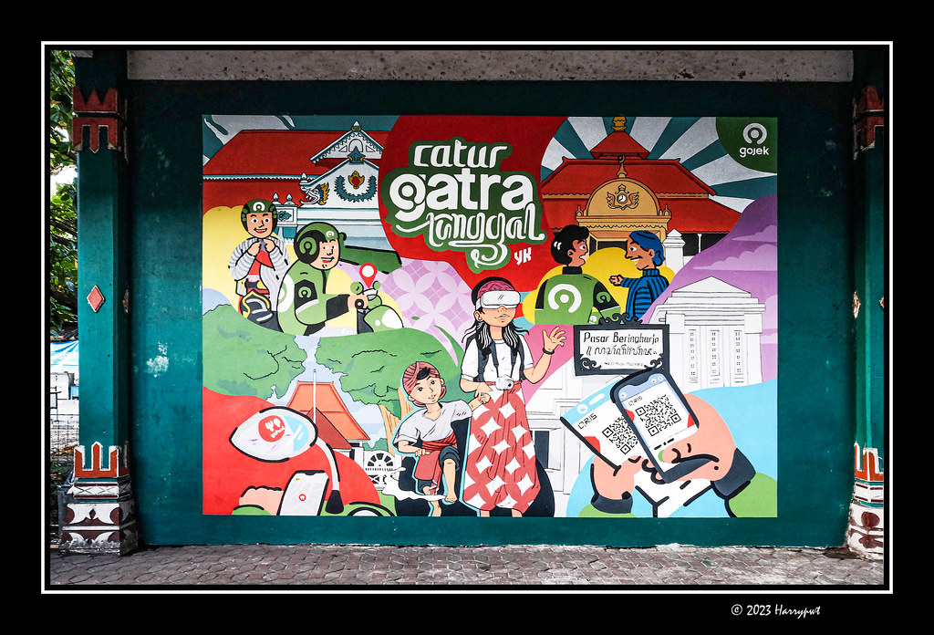 street official mural beringhardjo market, jogja, yogyakar… Flickr