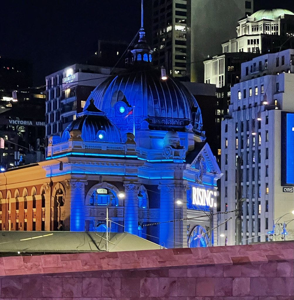 Flinders Street Station from Fed Square a photo on Flickriver