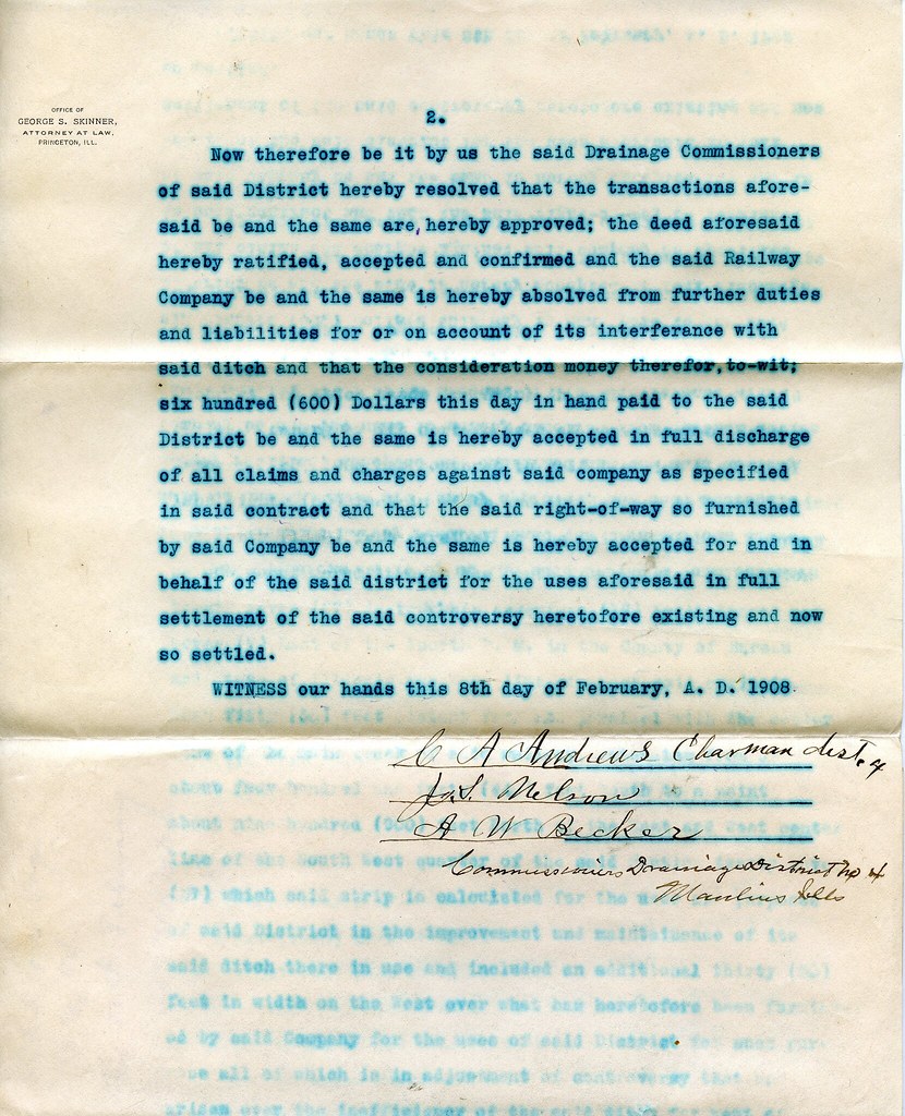 Album 3_DRAINAGE DITCH INFO, ROAD FUNDS, MANLIUS TOWNSHIP … Flickr