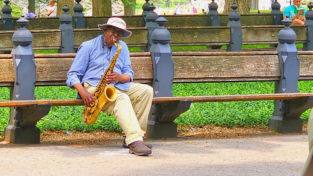 Sax Man Central Park New York Willie Ng Flickr