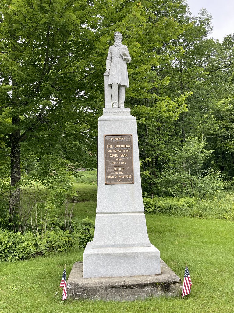Civil War Monument. Westford, Vermont. Erected in 1911. Flickr